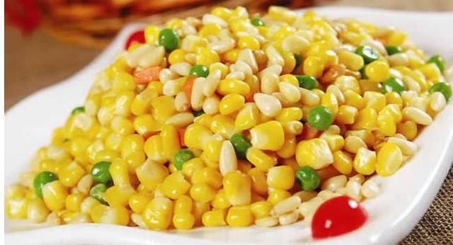 炸玉米粒然后加糖的那个菜在饭店里叫什么松仁粒粒香怎么做