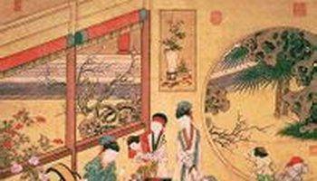清金廷标曹大家授书图