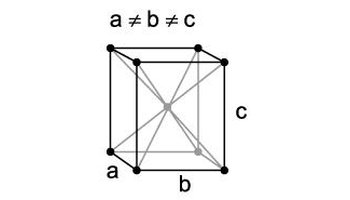 orthorhombic crystal system  又称斜方晶系.属低极晶族.