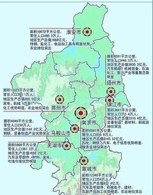 南京都市圈城市信息图
