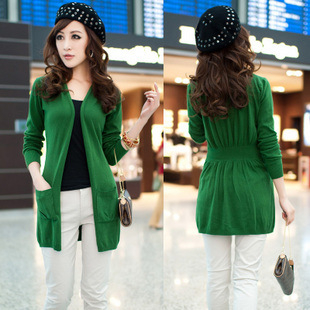 宽松显瘦薄款中<em>长款</em>针织<em>衫开衫女</em>外套<em>防晒</em>衣空