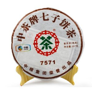 中粮集团 中茶牌普洱7571熟茶357g - 普洱茶\/黑