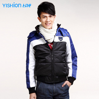 <em>以纯YISHION</em> <em>男装休闲</em>厚款<em>棉衣外套</em>11411027