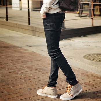 简柯林 时尚新款常规男士牛仔长裤修身牛仔裤
