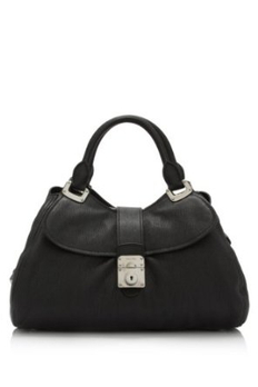 Miu Miu 缪缪黑色山羊皮女士手提包 - 女士手提