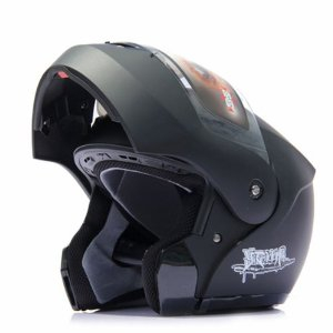 点 野马 电动车 摩托车头盔 帽子 保暖全盔 揭面