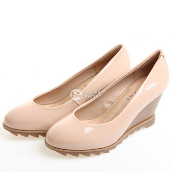 千佰莉专柜正品女款真皮单鞋12G28A06 - 女士