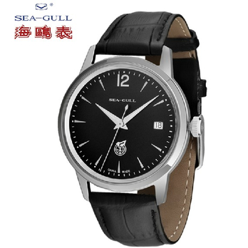 海鸥 Seagull海鸥手表D51S黑钢 时尚复古精英
