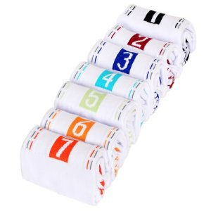 苹果七日运动纯棉袜 7双装男款 - 男袜\/袜子\/内