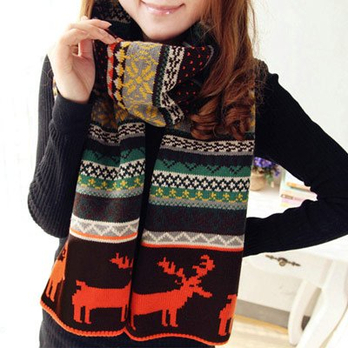 瑞格丽特RGLT 秋冬新款女士超长双层针织毛线