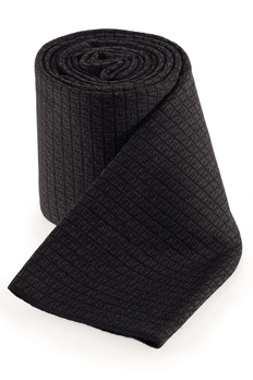 芬迪 黑灰色 羊毛 双F针织纹 围巾 FXS198 L1Q