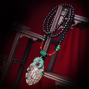 凤凰涅磐 原创项链 女 <em>毛衣链 长款 时尚</em>干青琉