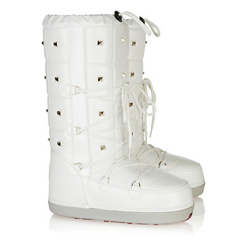 <em>Valentino</em> <em>华伦天奴 女士</em> 时尚休闲长筒靴 白色