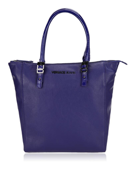 VERSACE范思哲蓝色聚氨酯纤维材质纯色女士