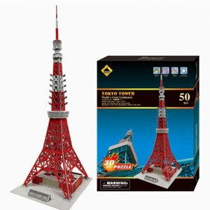 酷娃礼 益智玩具 世界著名建筑3D拼图 立体模