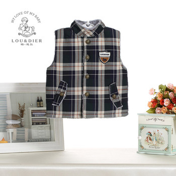 璐迪尔2013新款冬装婴儿<em>立领马夹男童</em>加绒马