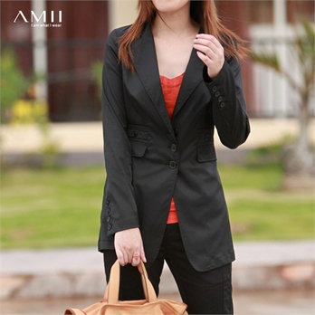 <em>AMII</em>2013新款女时尚帅气修身品质西装<em>薄外套</em>