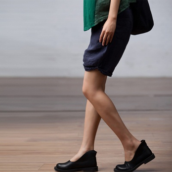 K105A休闲个性偏门襟翻边亚麻女<em>连裆短裤</em> 20