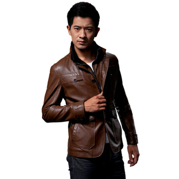 <em>庄爵</em>zo<em></em>nejoy 2012新款<em>外套</em> 中长款双层领休闲男