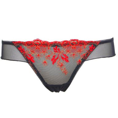 Siti 诗婷 喜庆红系列 <em>女士内衣精致</em>刺绣网纱丁