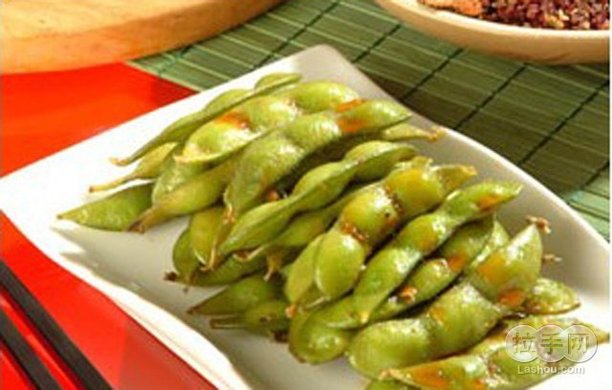 仅售8.8元,市场价10元的绝味鸭脖店毛豆1份,