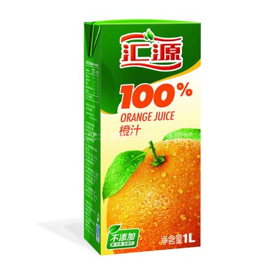 汇源高果系列1L100% 果汁1箱,12盒