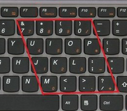 笔记本电脑键盘打字母打出数字来,怎么切换成