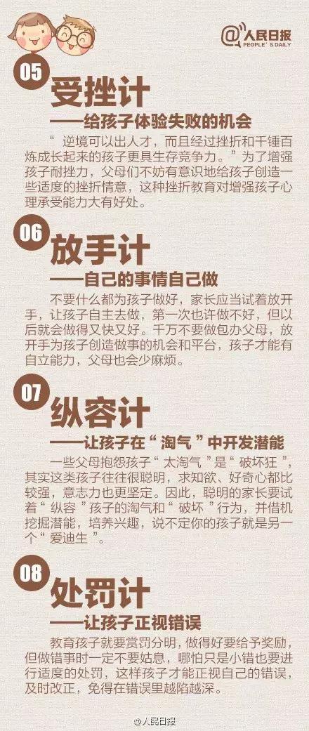 教育孩子也有36计，你知道吗？