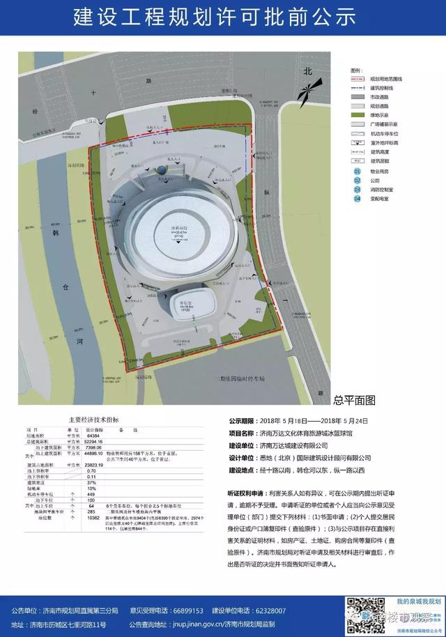 万达城北冰篮球馆加紧施工 配套逐步完善服务周边片区