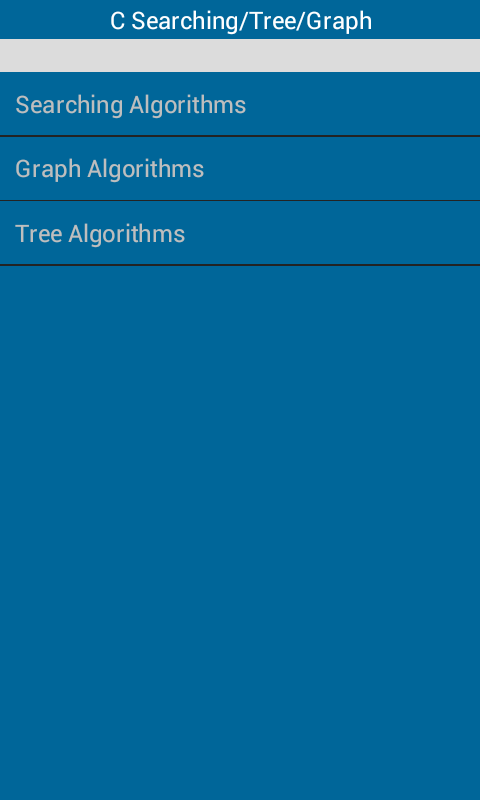 C Searching/Tree/Graph截图1