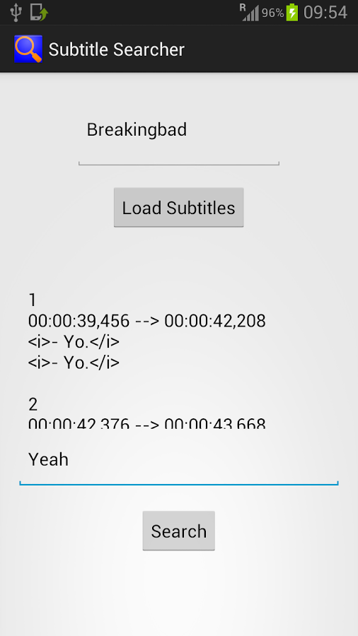 Subtitle Searcher截图2