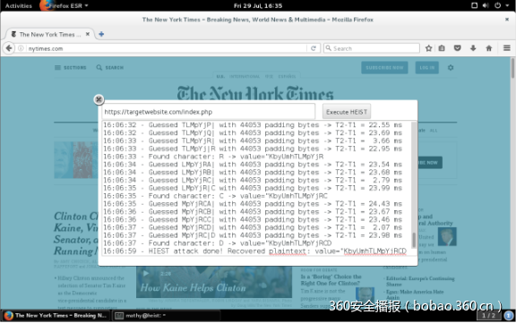 新型攻击技术可从HTTPS网站中窃取用户的社保号和Email地址