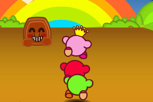 星之卡比快跑,星之卡比快跑小游戏,360小游戏