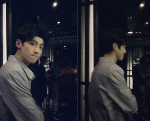 明星在粉丝镜头下的高糊照片,网友:林更新不愧