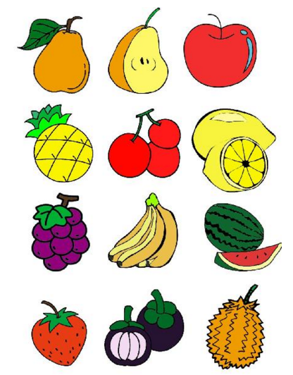 谁有儿童简笔画水果彩图?_360问答