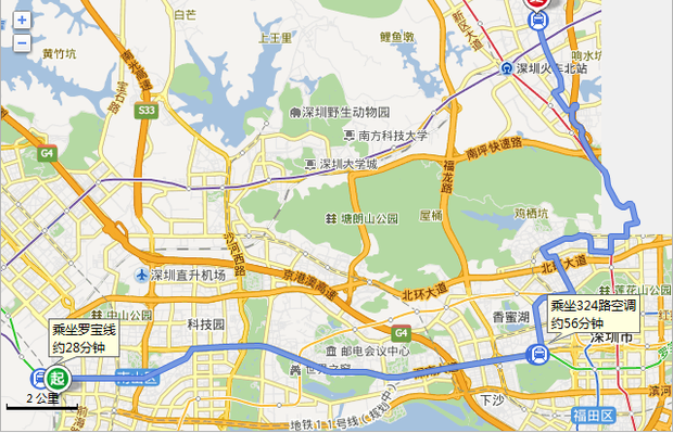 从深圳西火车站到龙华民治怎么坐车?
