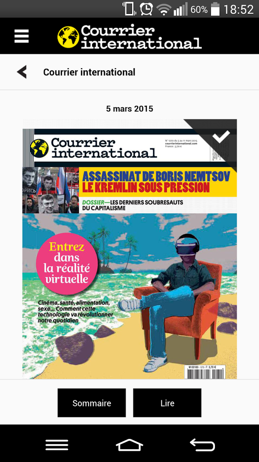 Courrier international - Mag截图2