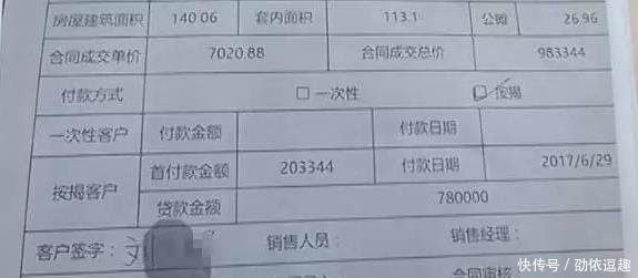 原当代MOMA沿湖城 签了合同交了首付! 房子凭