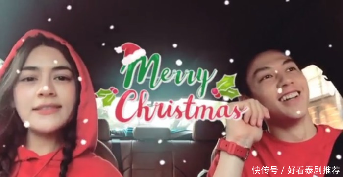 泰星Mark和Kim甜蜜秀恩爱,网友:甜的圣诞老人