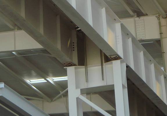 钢结构车间施工图片