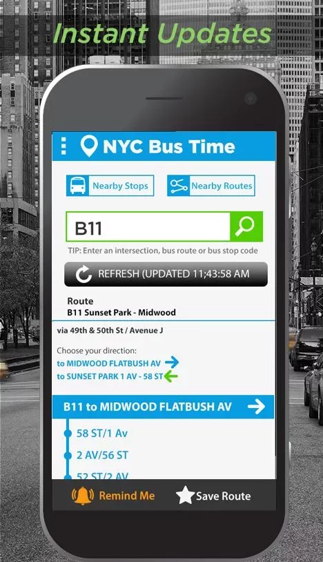 NYC Bus Time Pro截图1