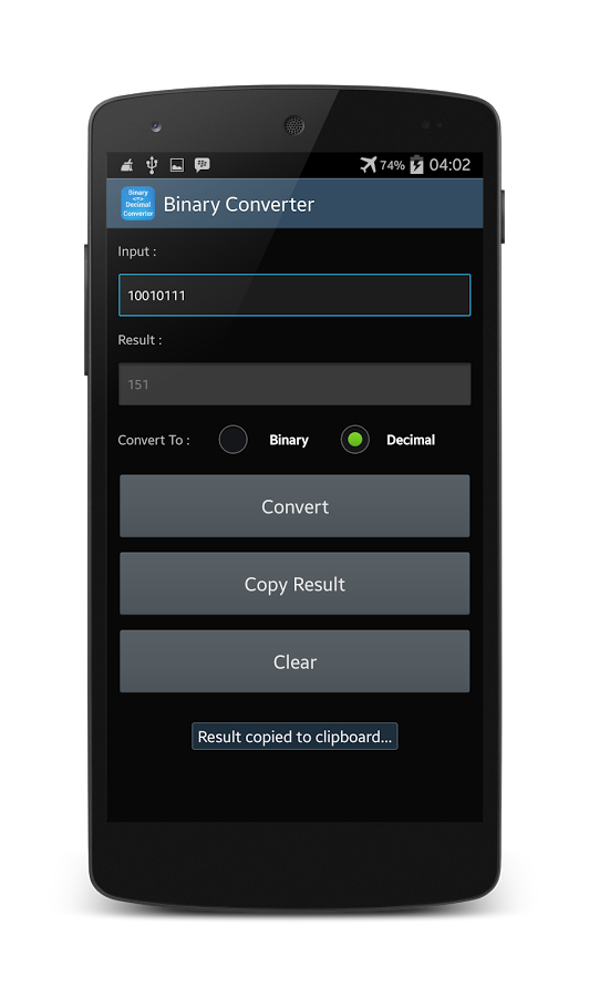 Binary Converter截图3