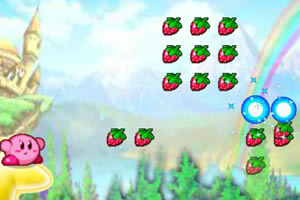 星之卡比射水果,星之卡比射水果小游戏,360小