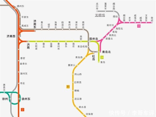 超高清收藏! 中国高铁线路图2019年1月版