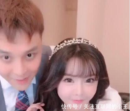 韩安冉婚纱照流出,一对整容脸。新郎手的位置