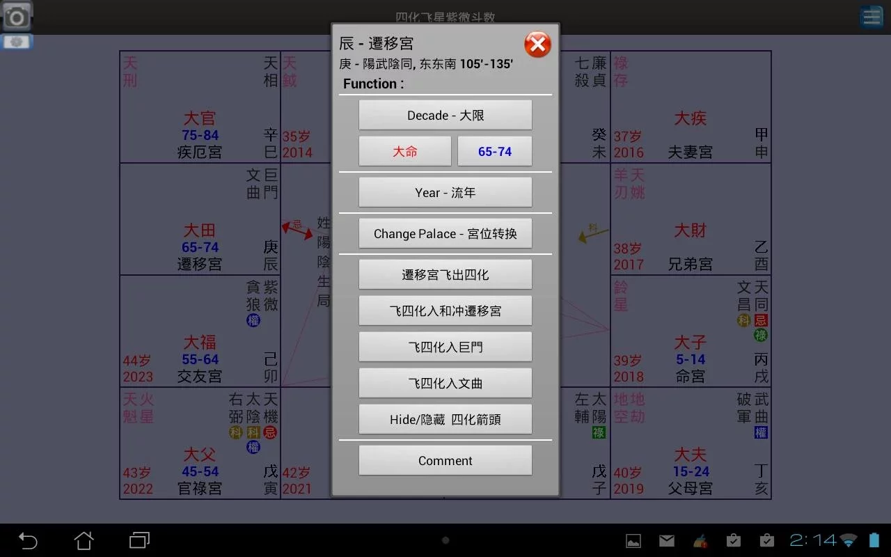 四化飞星紫微斗数 - Zi Wei Dou Shu截图6