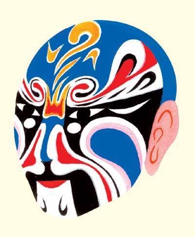 包公脸谱和曲谱的区别_包公脸谱(2)