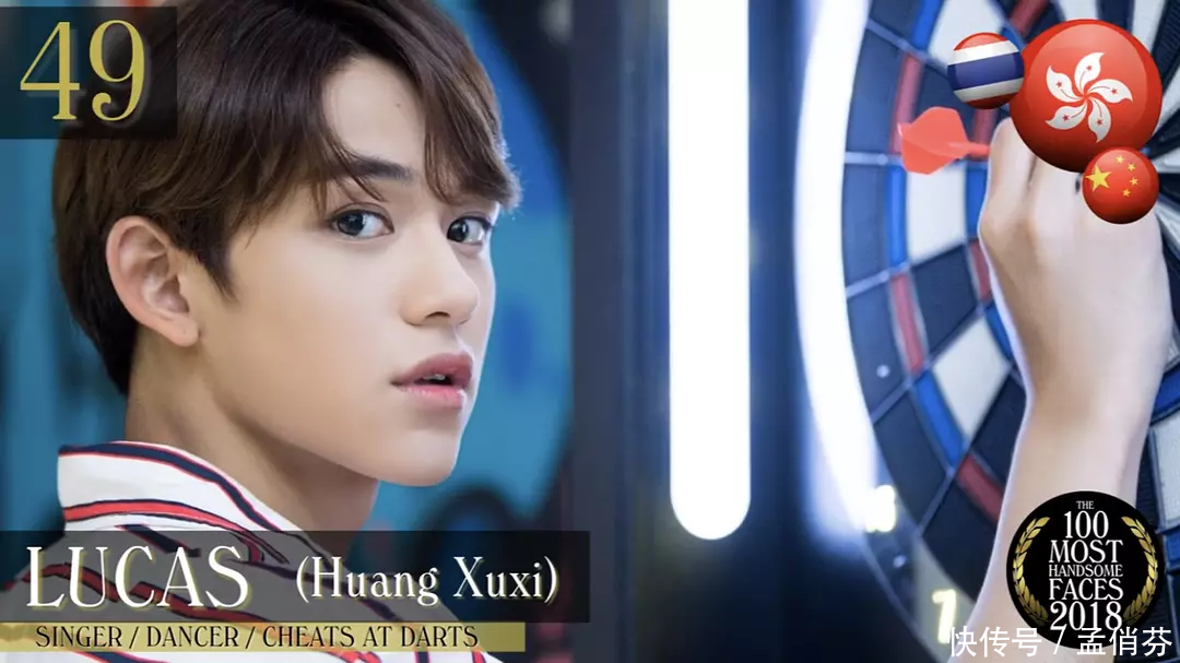 全球最帅一百人中国男星张艺兴第一蔡徐坤第二