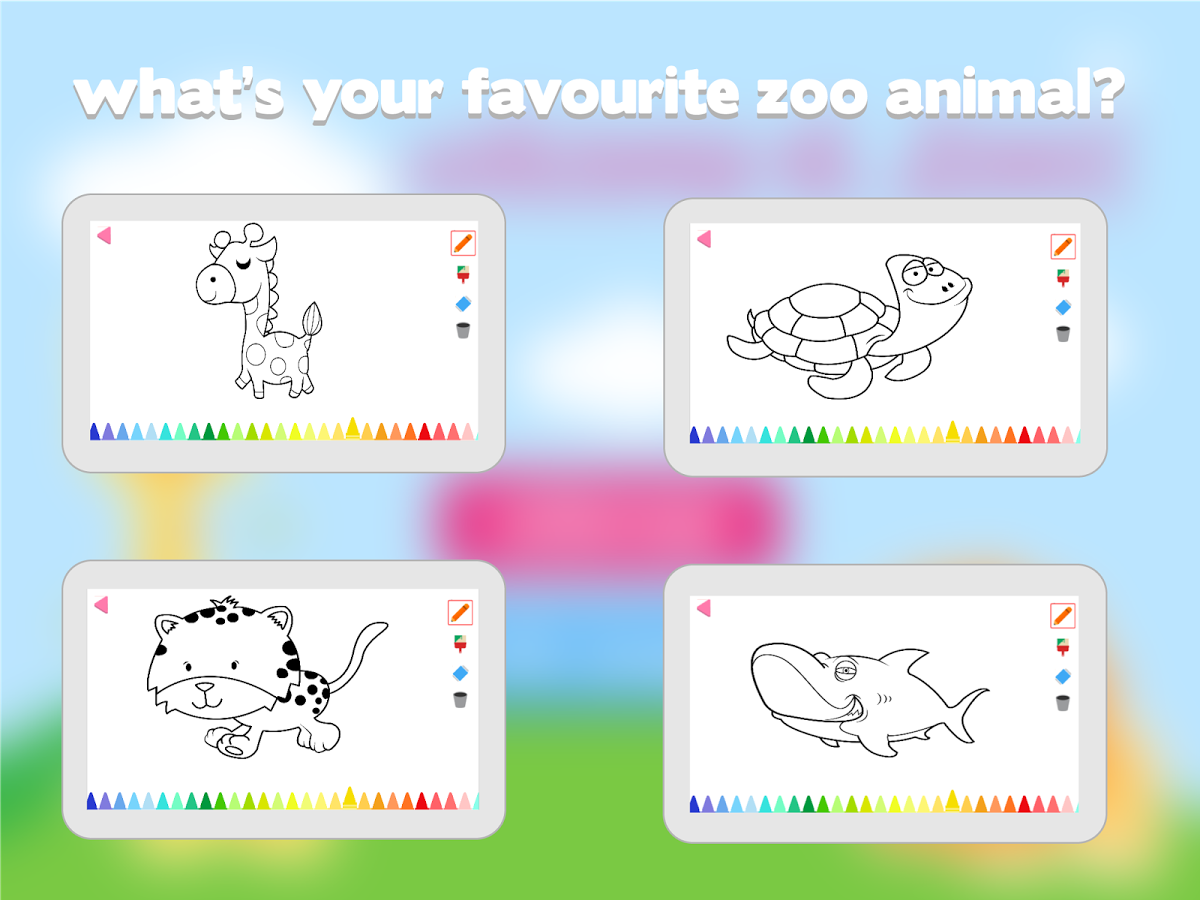 Zoo Animals: Coloring Pages截图6