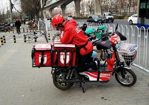 送外卖的电动车